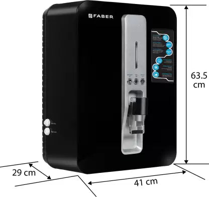 Faber FWP Neutron PRO (RO+UV+COPPER GUARD+PH ENHANCER+MINERAL FILTER) 10 L RO + UV Water Purifier  (Black) Faber FWP Neutron PRO (RO+UV+COPPER GUARD+PH ENHANCER+MINERAL FILTER) 10 L RO + UV Water Purifier  (Black)